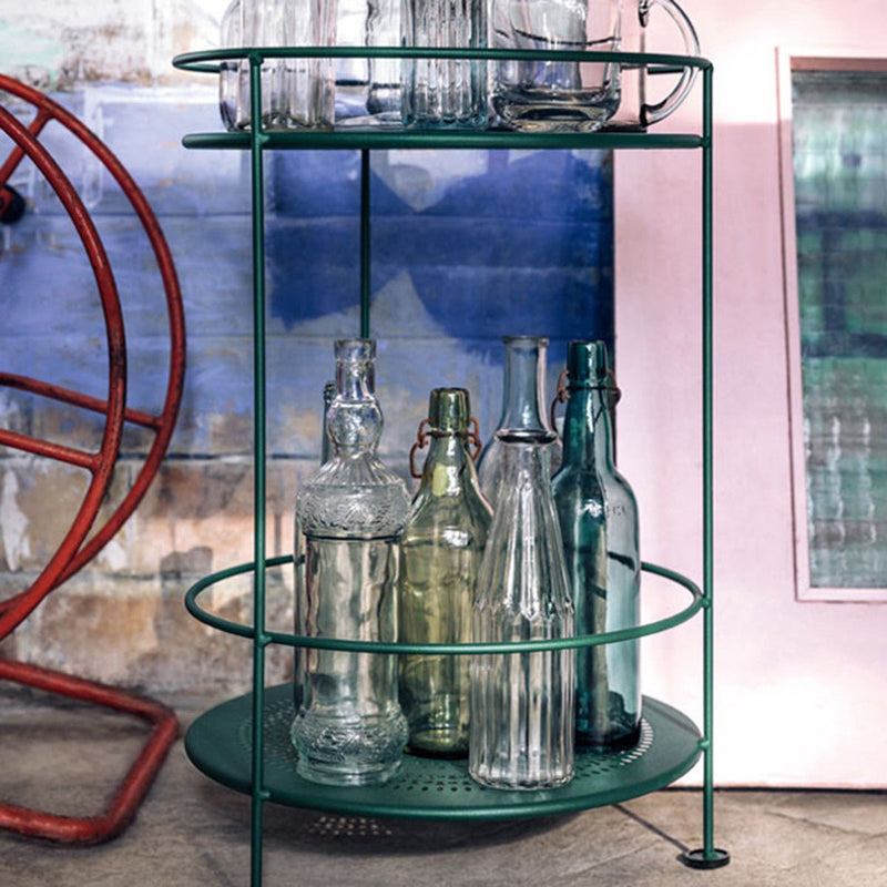 Guinguette Side Table - Fermob - Outdoor Furniture - Acapulco Blue - HORNE