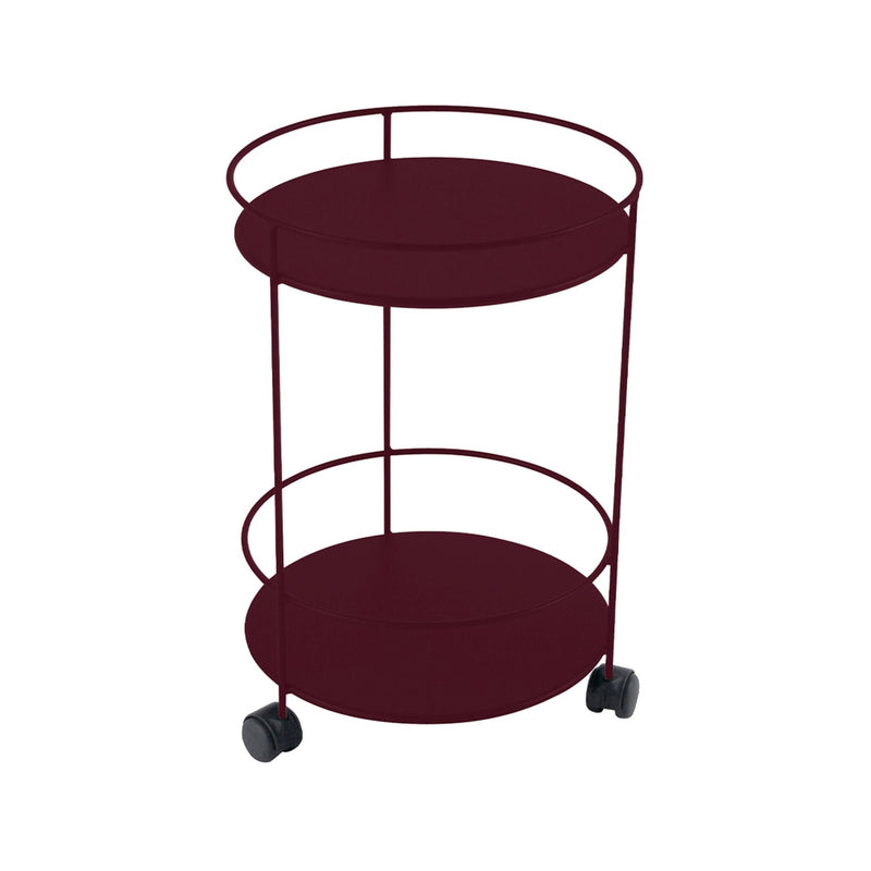 Guinguette Side Table with Wheels - Fermob - Outdoor Furniture - Acapulco Blue - HORNE