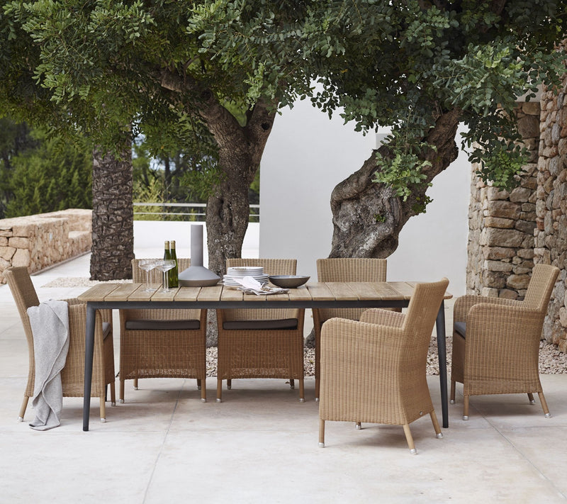 Hampsted Chair - Cane Line - Outdoor Furniture - Taupe - Grey Natté - HORNE