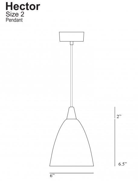 Hector 2 Pendant - Original BTC - Pendants - HORNE