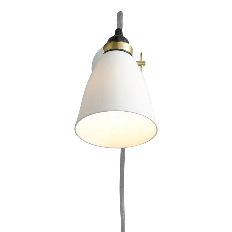 Hector 30 Wall Light - Plug/Switch/Cord - Original BTC - Wall Sconces - Black - HORNE