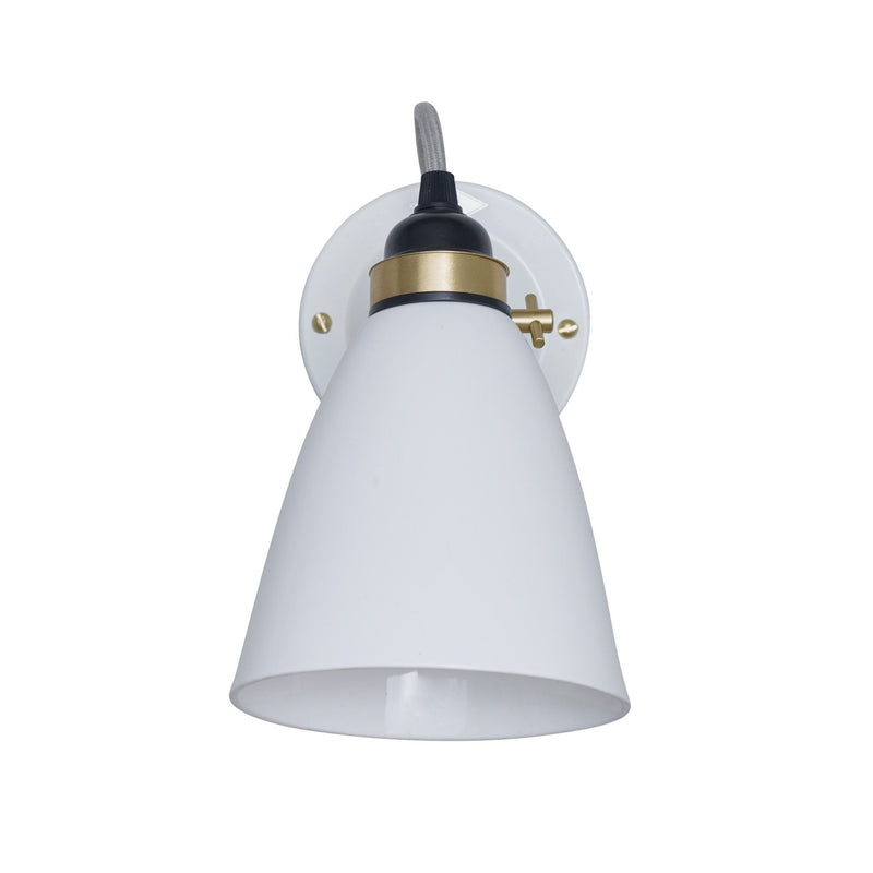 Hector 30 Wall Light with Switch - Gray Cable - Original BTC - Wall Sconces - HORNE