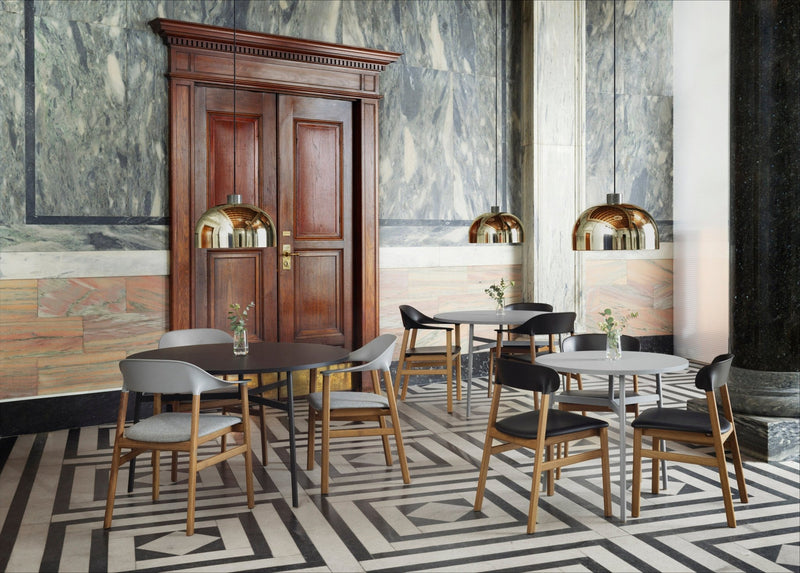 Herit Armchair - Smoked Oak - Normann Copenhagen - Chairs - Grey - HORNE