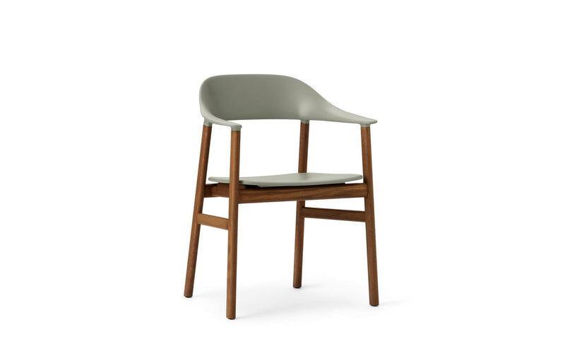 Herit Armchair - Smoked Oak - Normann Copenhagen - Chairs - Grey - HORNE