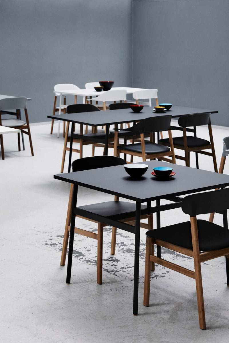 Herit Armchair - Smoked Oak - Normann Copenhagen - Chairs - Grey - HORNE
