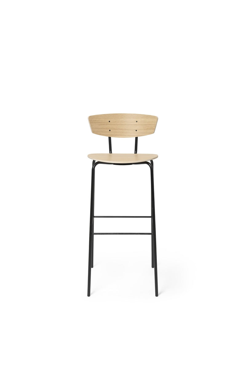 Herman Bar Chair High - Ferm Living - Chairs - Black - HORNE