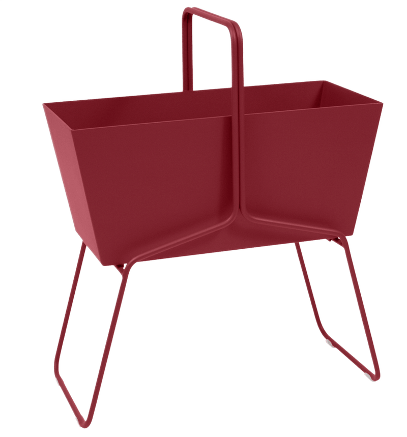 High Basket Planter - Fermob - Outdoor Furniture - Acapulco Blue - HORNE
