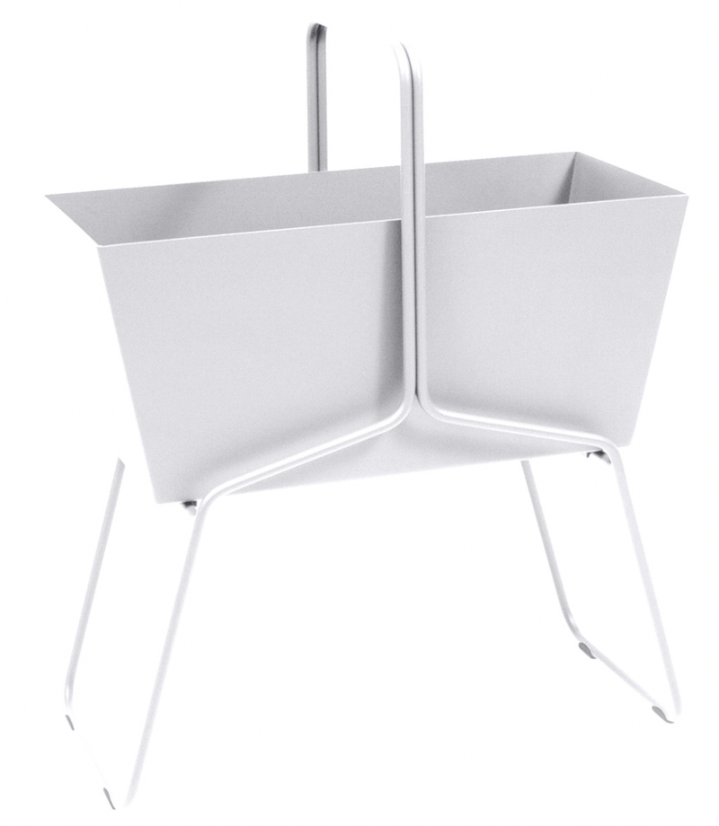 High Basket Planter - Fermob - Outdoor Furniture - Acapulco Blue - HORNE