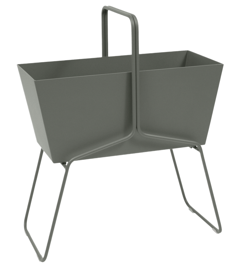 High Basket Planter - Fermob - Outdoor Furniture - Acapulco Blue - HORNE
