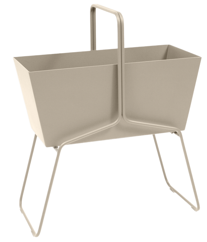 High Basket Planter - Fermob - Outdoor Furniture - Acapulco Blue - HORNE