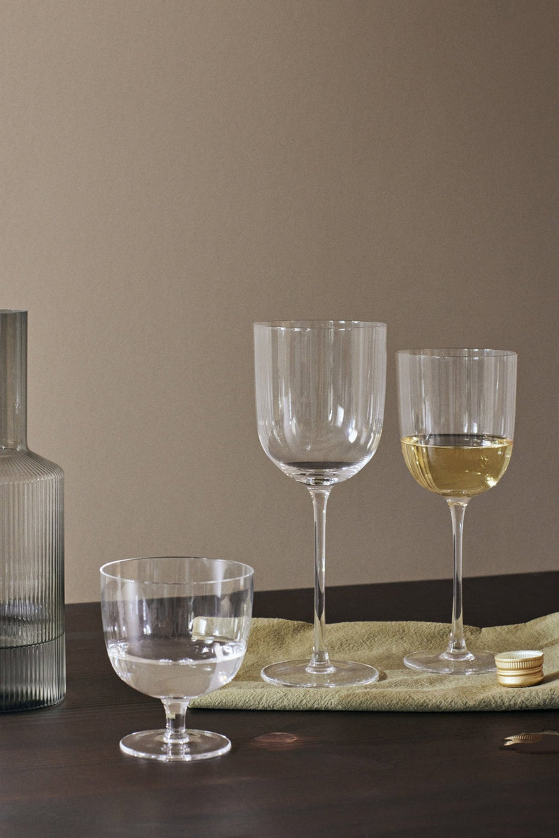 Host Red Wine Glasses - Set of 2 - Ferm Living - Glassware - Blush - HORNE