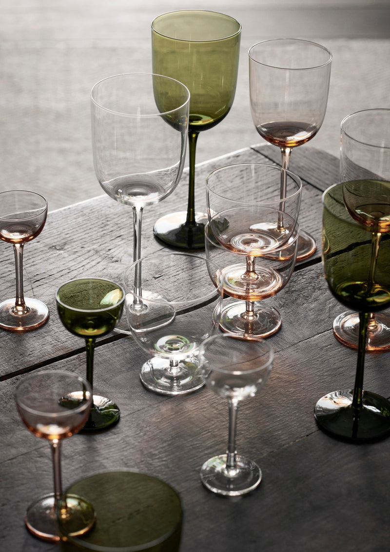 Host Red Wine Glasses - Set of 2 - Ferm Living - Glassware - Blush - HORNE