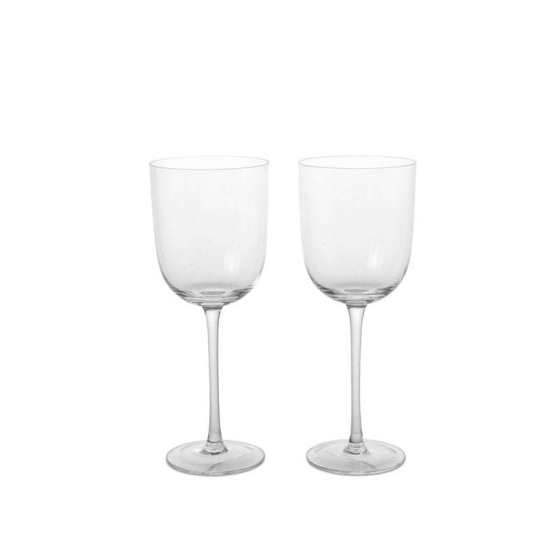 Host White Wine Glasses - Set of 2 - Ferm Living - Glassware - Blush - HORNE