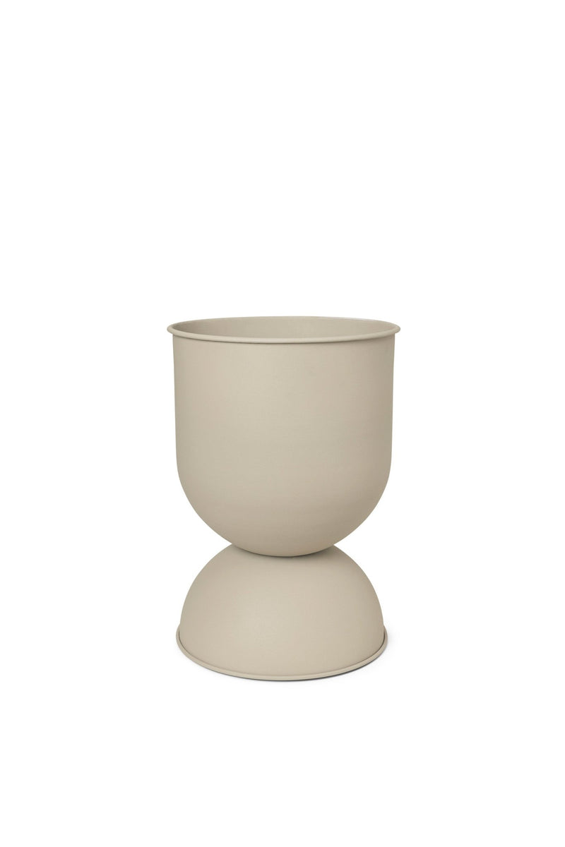 Hourglass Pot - Ferm Living - Office Accessories - Black / Dark Grey - Small - HORNE