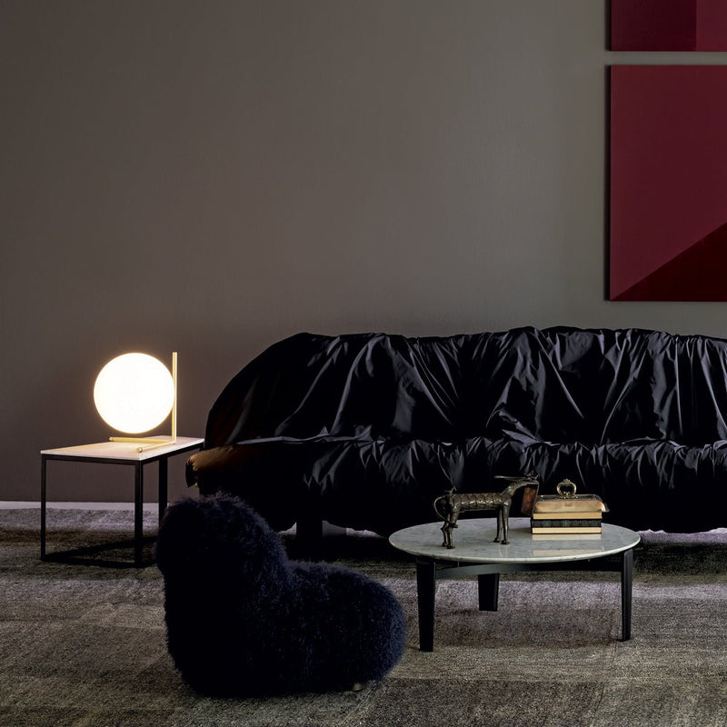 IC Dimmable Table Lamp - Flos - Table + Task - T1 High - Brass - HORNE