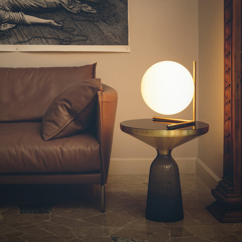 IC Dimmable Table Lamp - Flos - Table + Task - T1 High - Brass - HORNE