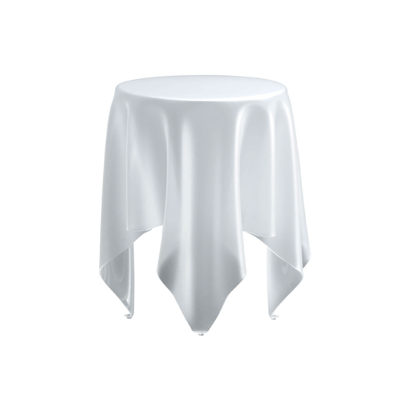 Illusion Side Table - Ice White - Essey - Tables + Desks - HORNE