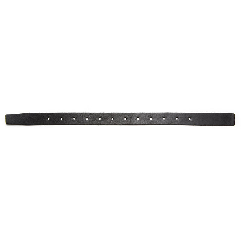 Inheritance Leather Sofa - Black Leather & Blackened Steel Frame