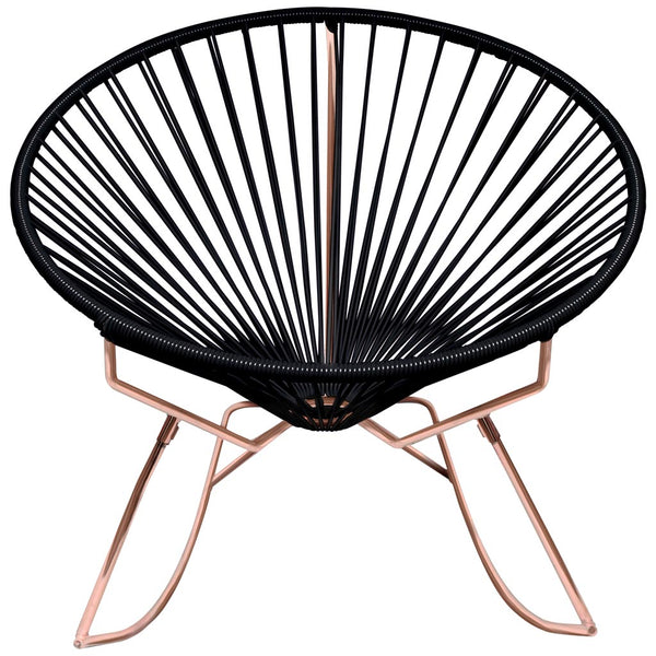 Innit Rocking Chair - Copper Base - Set of 2 - Innit Designs - Chairs - Black - HORNE