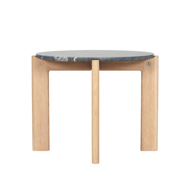 Iris Coffee Table - Asplund - Coffee Tables - Small - American Walnut - Brown Red Metal - HORNE