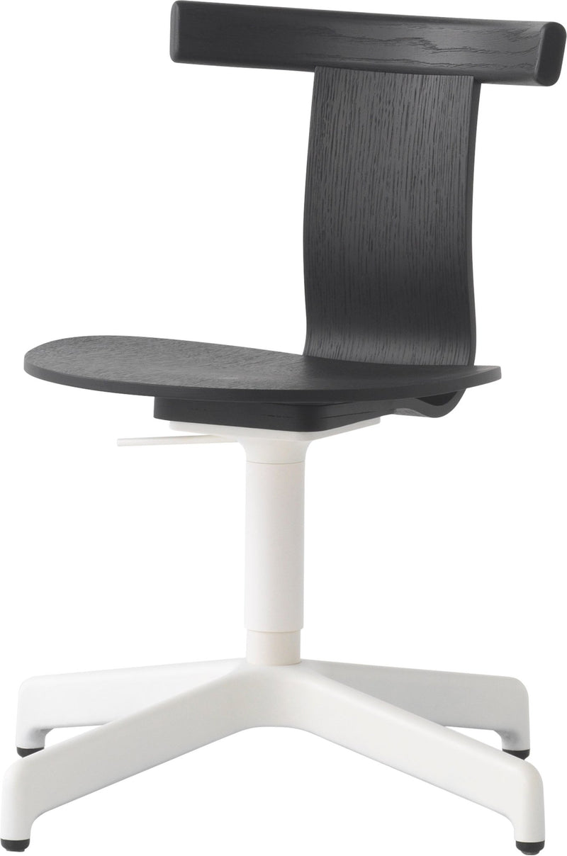 Jiro Swivel Chair - Resident - Chairs - Black With Black Base - HORNE