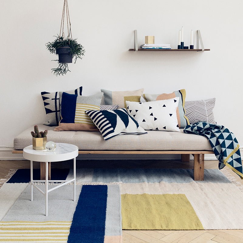 Kelim Squares Pillow - Wool & Cotton