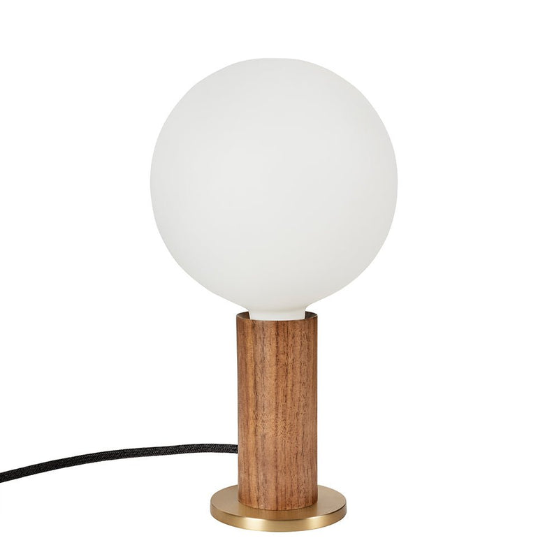Knuckle Table Lamp - Tala - Oak - w/ Sphere IV Bulb - HORNE