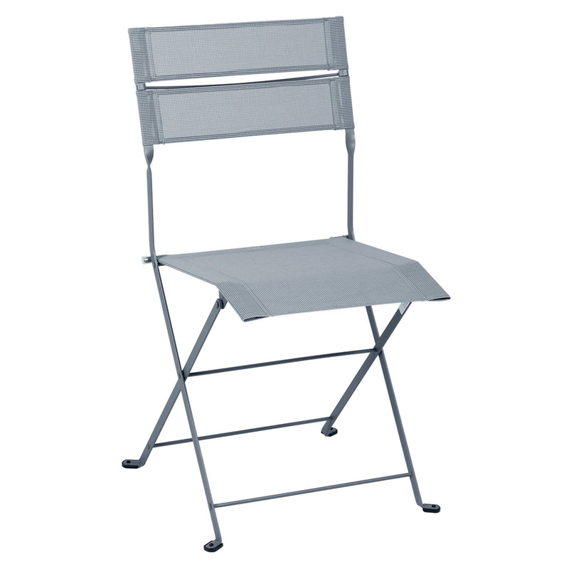 Latitude Side Chair - Stereo Fabric - Set of 2 - Fermob - Outdoor Furniture - Acapulco Blue - HORNE