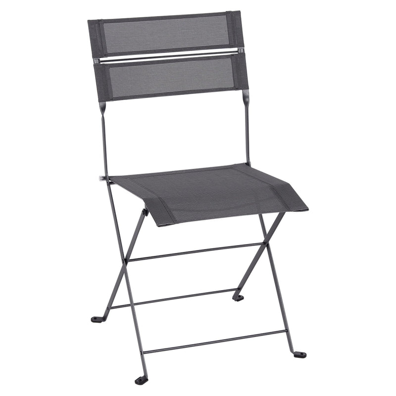 Latitude Side Chair - Stereo Fabric - Set of 2 - Fermob - Outdoor Furniture - Acapulco Blue - HORNE