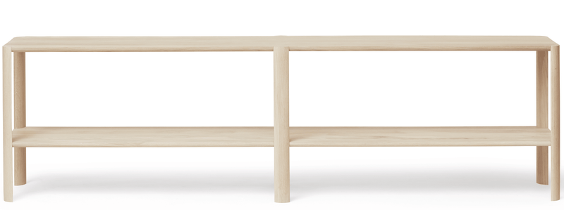 Leaf Shelf 2x2 - Form + Refine - Shelving - Natural Oil Oak - HORNE