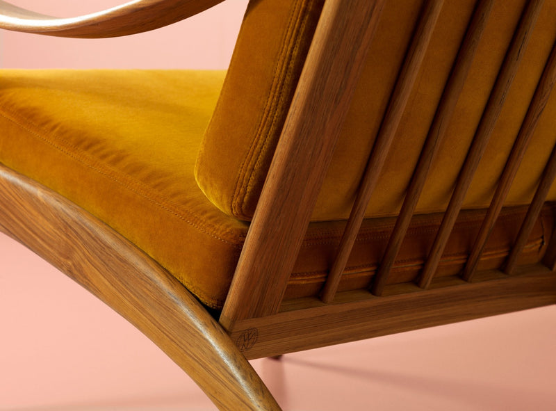 Lean Back Lounge Chair - Warm Nordic - Chairs - Balder 192/ Teak - HORNE