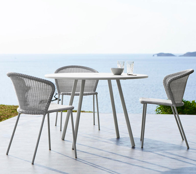 Lean Chair - Cane Line - Outdoor Furniture - Black - No Cushion - HORNE