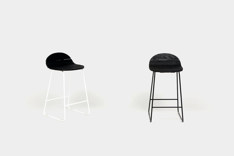 Ligeti L1 Outdoors Stool - Artless - Stools + Benches + Ottomans - Matte Black - HORNE