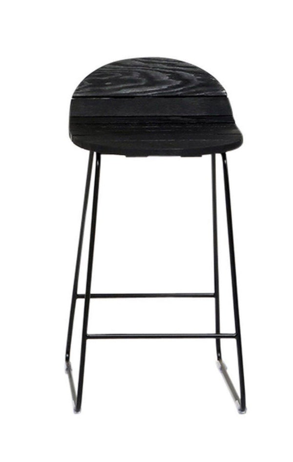 Ligeti L2 Outdoors Stool - Artless - Stools + Benches + Ottomans - Matte Black - HORNE