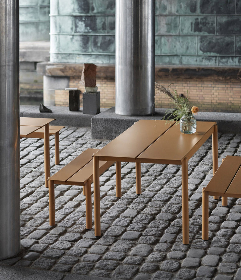 Linear Steel Bench - Muuto - Stools + Benches + Ottomans - Small - Black - HORNE