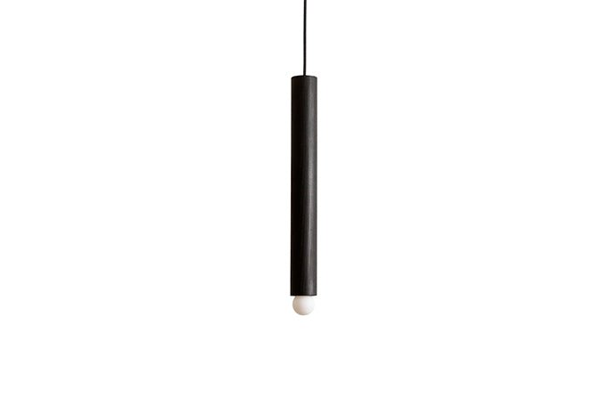 Lodge Cord Pendant - Workstead - Pendants - Small - Hewn Brass - Natural Oak - HORNE