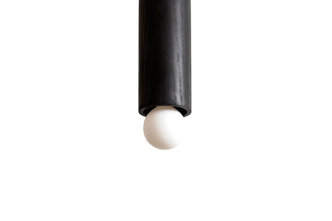 Lodge Cord Pendant - Workstead - Pendants - Small - Hewn Brass - Natural Oak - HORNE