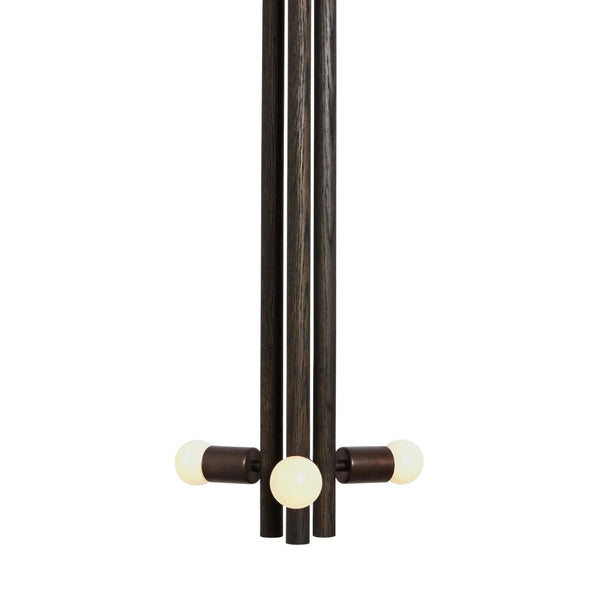 Lodge Pendant - Workstead - Pendants - Natural Oak - Hewn Brass - HORNE