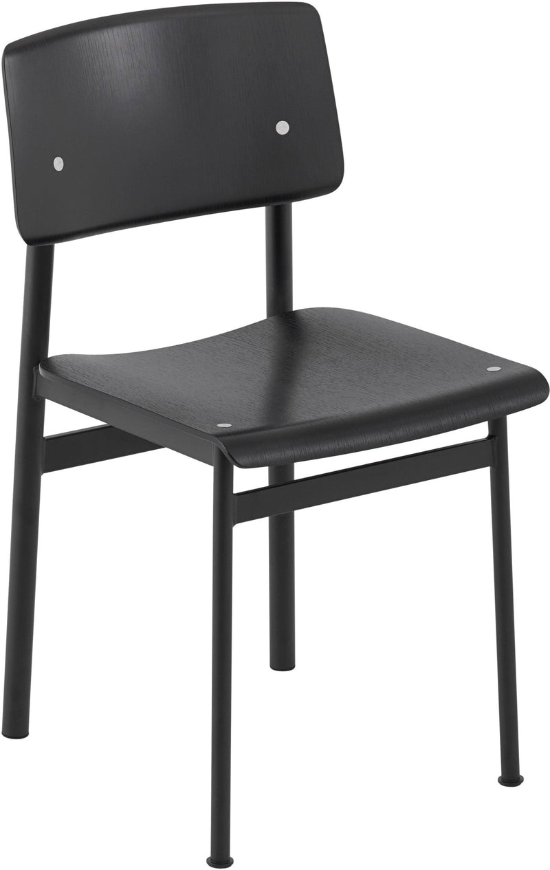 Loft Chair - Muuto - Chairs - Black Frame & Oak Seat - HORNE