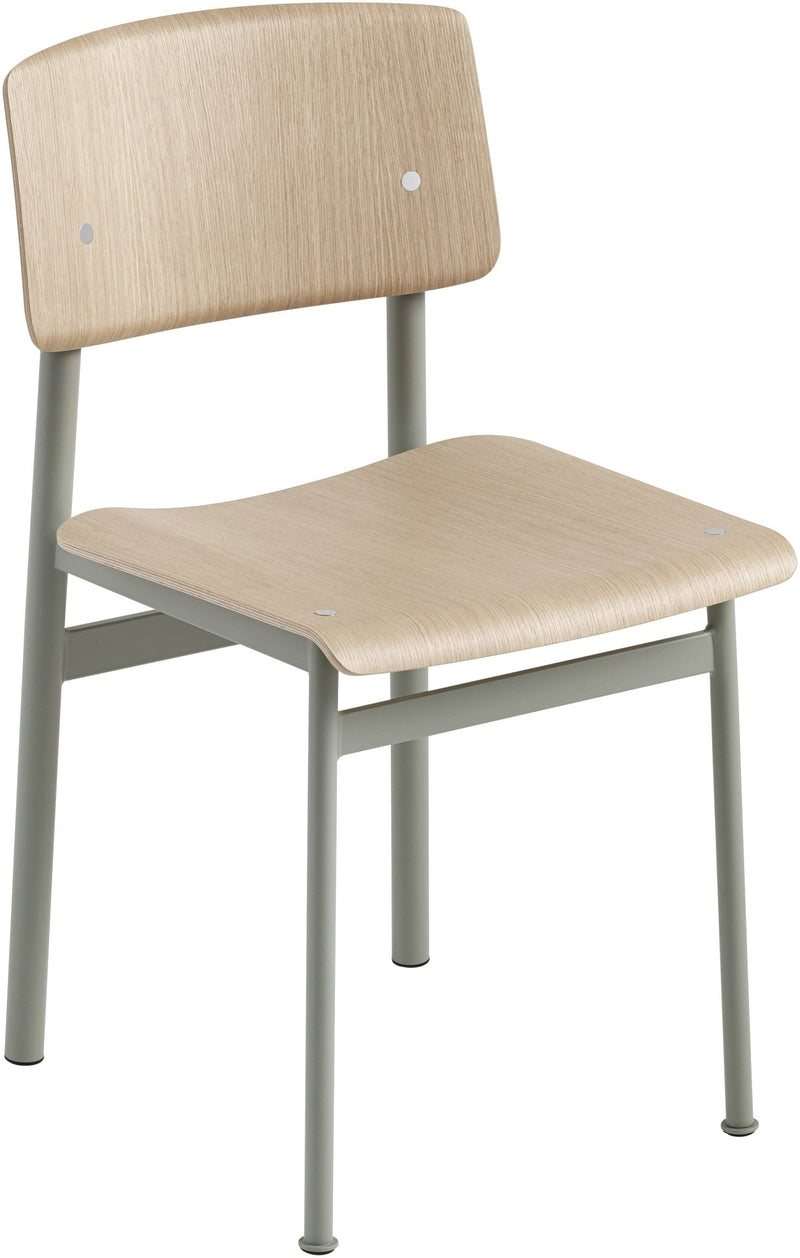 Loft Chair - Muuto - Chairs - Black Frame & Oak Seat - HORNE