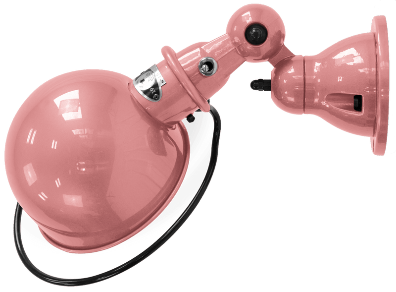Loft Wall Sconce - D1000X - Glossy Finish - Jielde - Wall Sconces - No Switch - Fuschia - RAL4008 - HORNE
