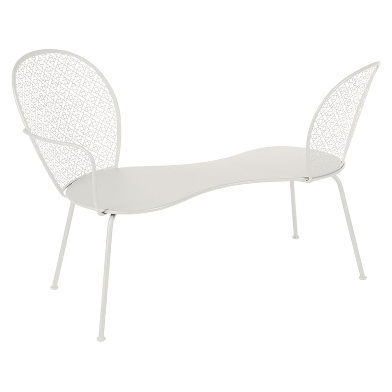 Lorette Conversation Bench - Fermob - Outdoor Furniture - Acapulco Blue - HORNE