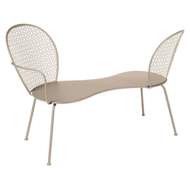Lorette Conversation Bench - Fermob - Outdoor Furniture - Acapulco Blue - HORNE