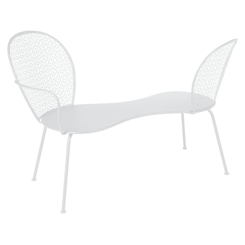 Lorette Conversation Bench - Fermob - Outdoor Furniture - Acapulco Blue - HORNE