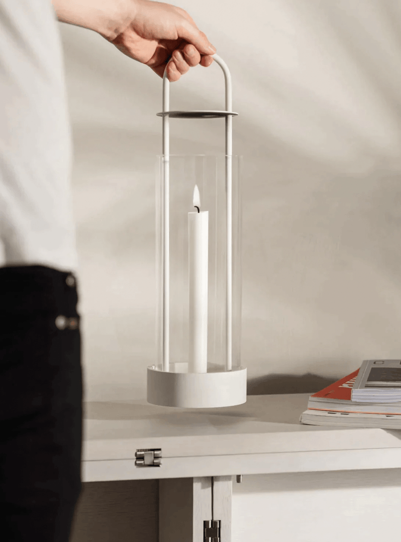 Lotus Lantern - Design House Stockholm - Candle Holders - White - HORNE