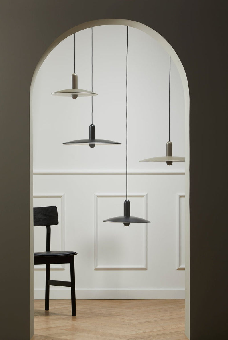 LU Pendant - Woud - Pendants - Small + Taupe - HORNE