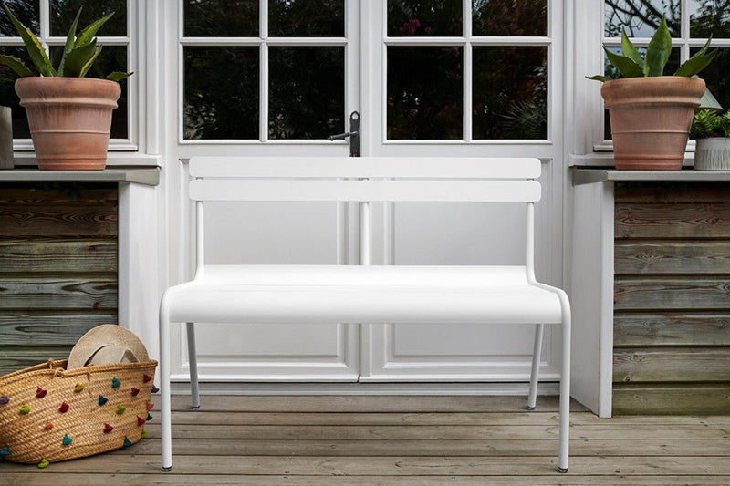 Luxembourg 2/3 Seater Bench - Fermob - Outdoor Furniture - Acapulco Blue - HORNE