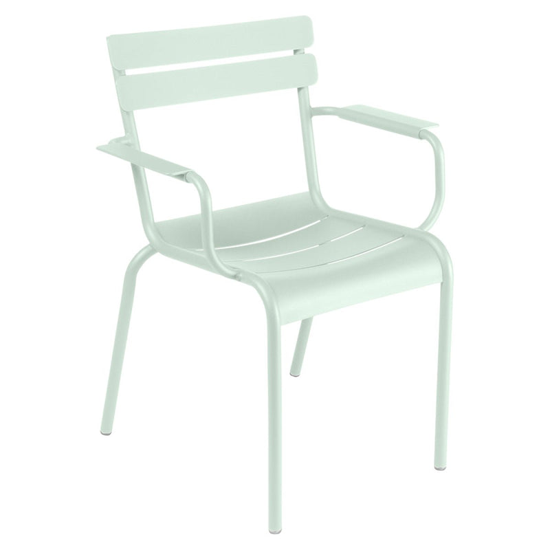 Luxembourg Arm Chair - Set of 4 - Fermob - Outdoor Furniture - Acapulco Blue - HORNE