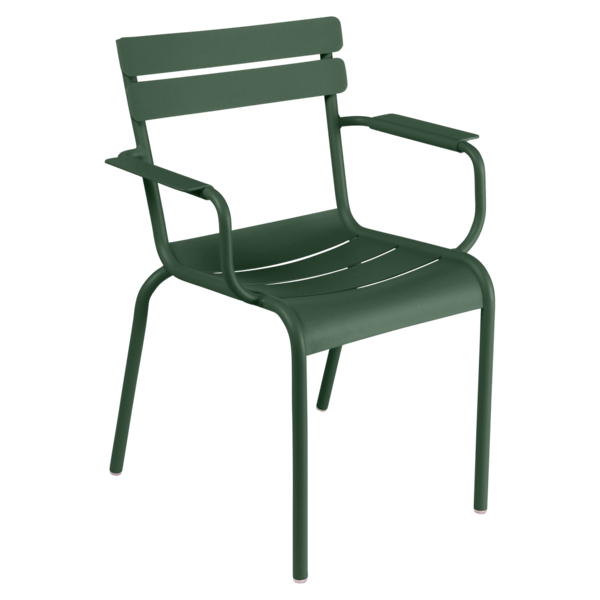 Luxembourg Arm Chair - Set of 4 - Fermob - Outdoor Furniture - Acapulco Blue - HORNE