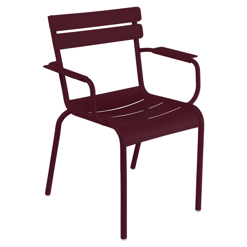 Luxembourg Arm Chair - Set of 4 - Fermob - Outdoor Furniture - Acapulco Blue - HORNE